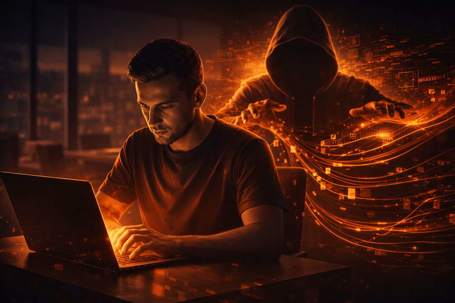 ilustrasi hacker tidak membobol sistem tetapi memanfaatkan celah manusia