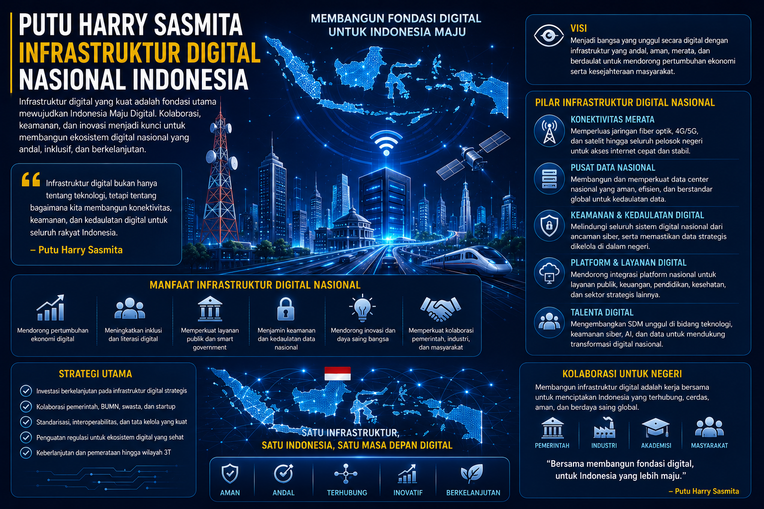 infrastruktur digital nasional Indonesia keamanan teknologi