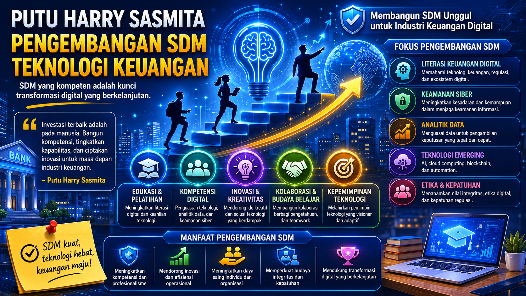 pengembangan SDM teknologi keuangan digital Indonesia