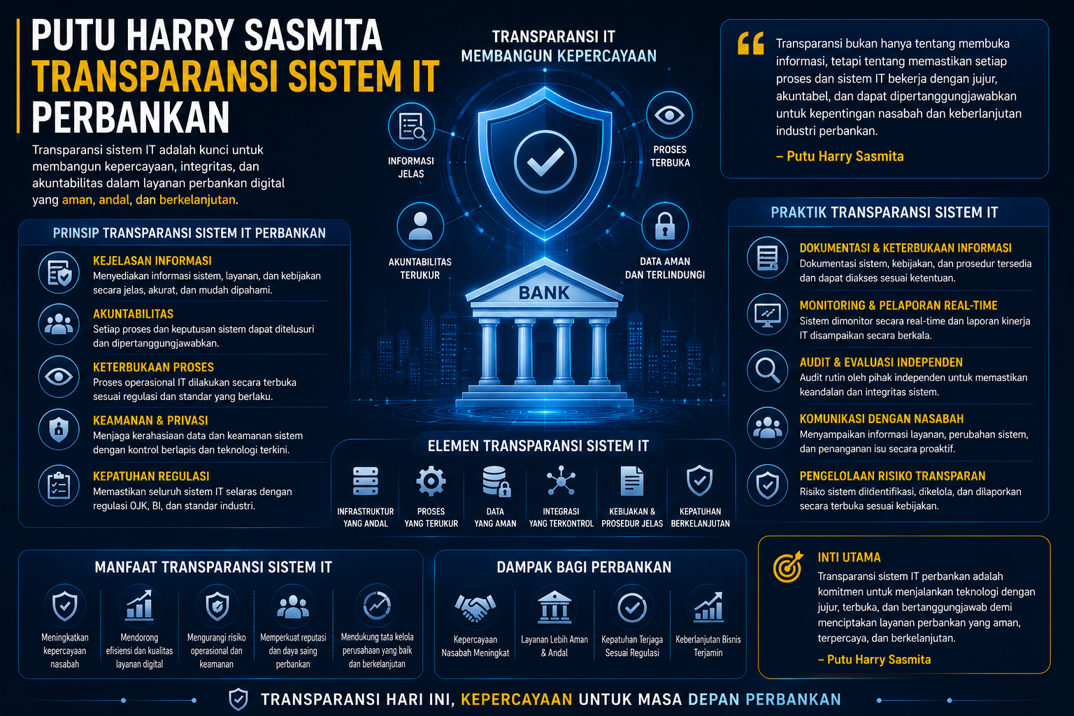 transparansi sistem IT perbankan digital Indonesia