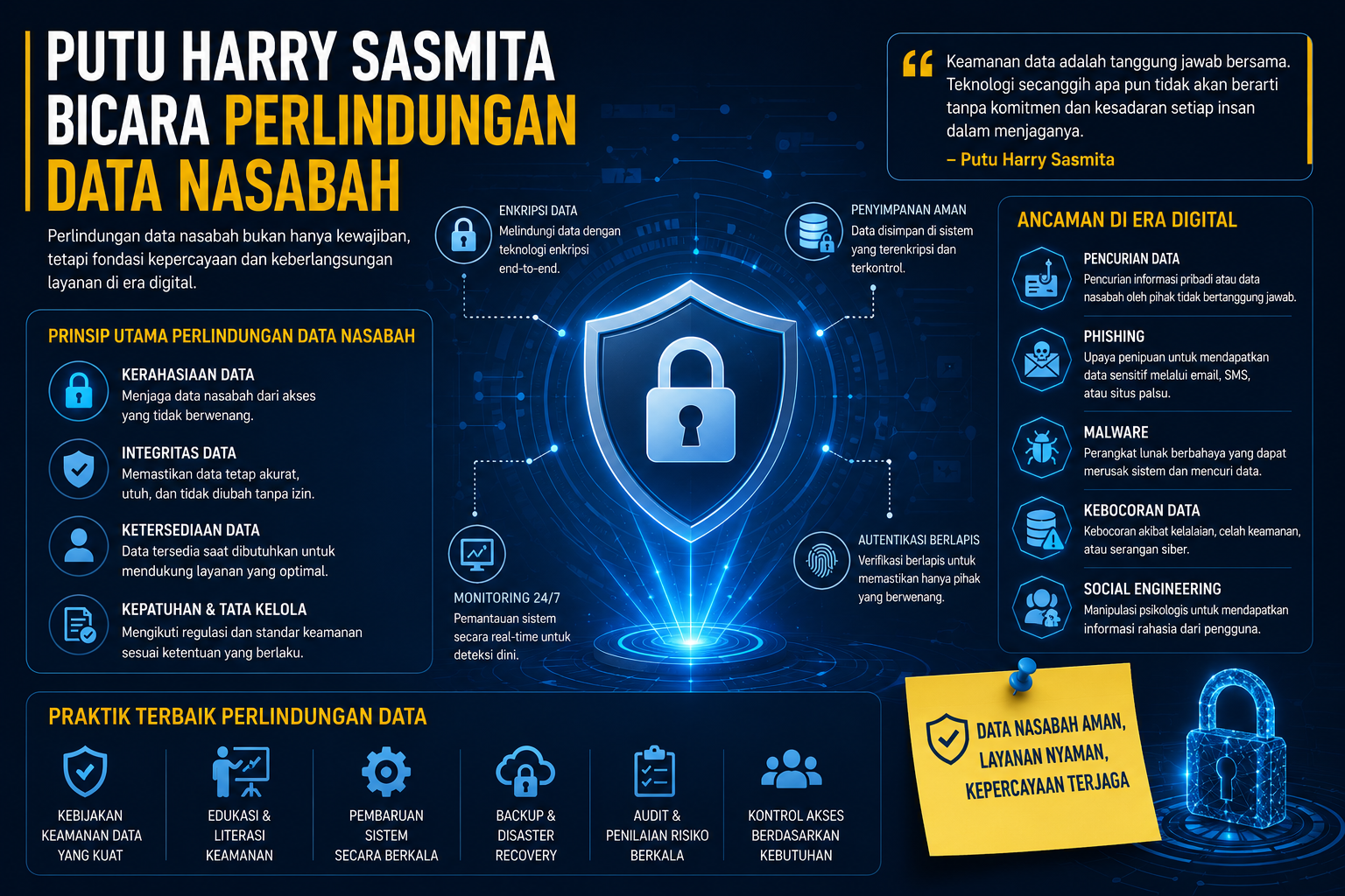perlindungan data nasabah perbankan digital Indonesia