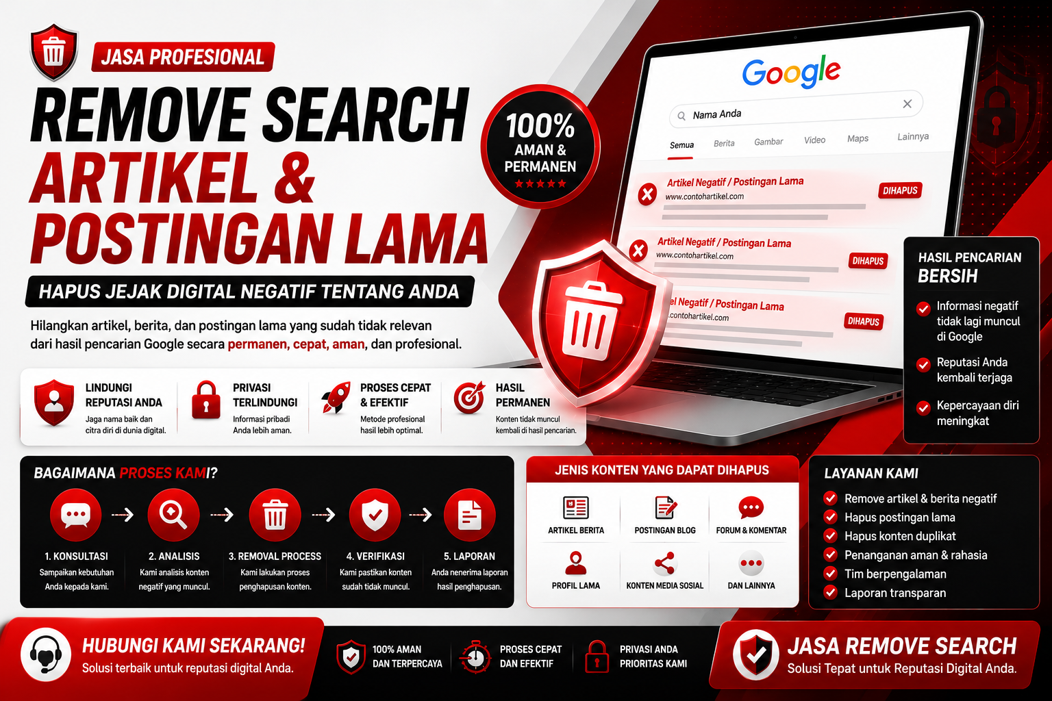 jasa remove search artikel dan postingan lama google
